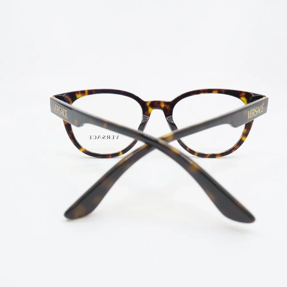 Versace VE 3317-F 108 51mm Brown Tortoise Asian Fit New Unisex Eyeglasses Frames - Picture 9 of 10